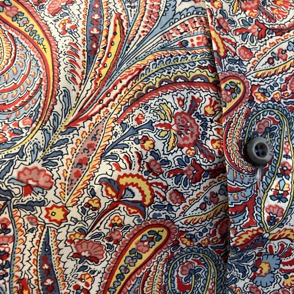 Kolte Men’s Large 16 1/2 Paisley Shirt (very Liberty of London-like print) - Picture 4 of 5
